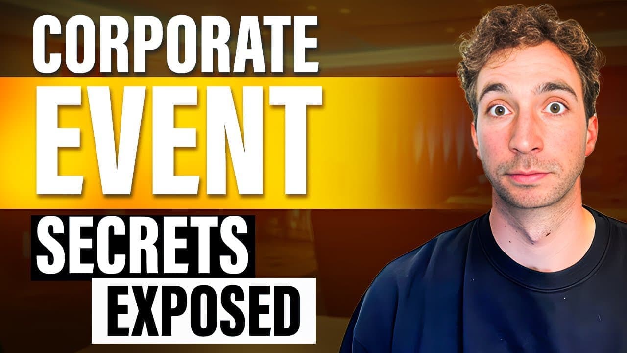 5 Corporate Event Secrets — video edited by VDOLogy